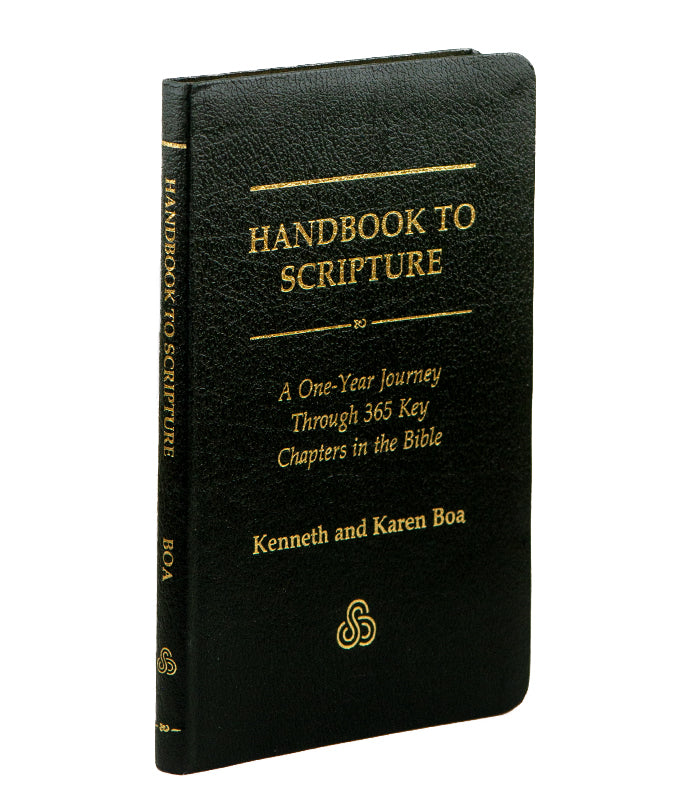 Handbook to Scripture: 365 Key Chapters in the Bible - Bonded Leather